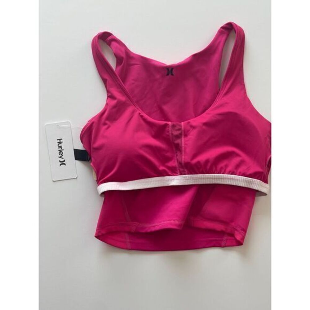 Hurley Sample Piece Pink Swim Top Size Small - Picture 6 of 7